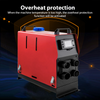 5KW Air Diesel Heater Night Remote LCD Monitor For Car Truck Motor Boat Home UK