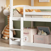 Triple Bunk Beds High Sleeper Kids Children Pine Wooden Bed Frame With Stairs