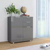 Sideboard Cabinet Cupboard Unit Storage Furniture With 2 Drawers & 2/3 Doors UK