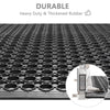 Heavy Duty Rubber Ring Matting Entrance Mats Workplace Garage Mat Anti-Slip Rugs