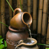 Pour Kettle Well Water Fountain Fountain with Electric Pump for Patio Decorative