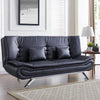 Faux Leather 3 Seater Sofa Bed Recliner Two Sleeper Sofabed Settee Couch Lounger