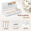 Daybed Frame with 3 Drawers Single Guest Bed