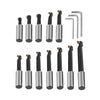 12 Pcs F1 75mm Boring Head Shank NT40 3/4" Carbide Boring Bar Set Milling Set