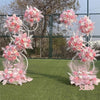 Wisfor Metal Wedding Arch Frame Garden Balloon Flower Display Backdrop Stand Dec