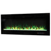 40'' Electric LED Fireplace Wall Inset/Wall Mount Heater Digital 9 Colours Flame