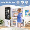 Children Pretend Toy Kitchen Playset Wooden Kids Play Kitchen Toy Set
