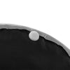 Mushroom Shaped Round Pouffe Stool Velvet Grey Footstool Bedroom Makeup Seat uk