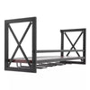 Metal Wine Glass Rack Drink Bottle Holder Bar Wall Mounted Storage Display Shelf