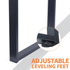 28 Inch Industrial Table Leg 2pcs Metal Square Frame for Desk/Coffee Table/Bench