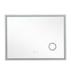 LED 3 Colour Illuminated Bathroom Mirror with Magnifier Demister Touch Switch