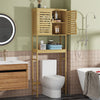 XL Tall Over The Toilet Cabinet Storage Cupboard Unit Bathroom Tower Space Saver
