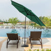 XL 3M Round Outdoor Parasol Tiltable Canopy Garden Patio Umbrella Sun Shelter