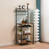 5 Tier Kitchen Baker’s Rack Industrial Utility with Shelf & Hook Microwave Stand
