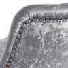 Crushed Velvet Bar Chair Swivel Kitchen Stool Barstool Armchair with Chrome Base