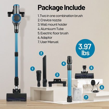 6in1 Cordless Vacuum Cleaner Hoover Upright Handheld Stick Lightweight 220W