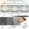 Dimmable LED Ceiling Light Square Modern Chandelier Lighting 80W Remote Control