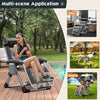NAIZEA Outdoor Padded Lawn Recliner Zero Gravity Chair Folding Chaise Chairs