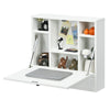 Wall-mounted Drop-leaf Table Folding Floating Laptop Desk Workstation Space Save
