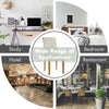 Dining Room Chairs Set of 2 Parson Accent Diner Chairs w/ Solid Wood Legs Beige