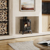 Fireplace Cast Iron Heater Home Log Burning Flame Effect Living Room Stove 5000W