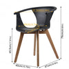 1/2/4 Dining Chair Glass/Wood/Metal Dining Table Office Coffee Lounge Furniture