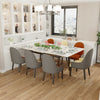 1.8m Extendable Dining Table Stretchable Marble Kitchen Table Festival Banquet