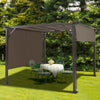 2PCS Outdoor Shade Canopy Cover Universal Waterproof Replacement Canopy Brown