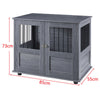 Furniture Style Dog Crate, Puppy Cage End Table, Pet Kennel House with Doors