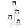 Nordic Style Multi-layer Plant Stand Flower Shelf Holder Household Iron Art Rack
