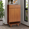 Shoe Storage Cabinet Rack Stand Wooden Cupboard Drawer 2 Door Footwear Organiser