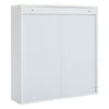 Modern Bathroom Cabinet with 2 Doors Wall Mounted Storage Cupboard Frosted Glass