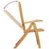 Folding Garden Chairs 6 pcs Solid Wood Acacia and M1U9