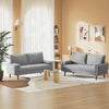 Velvet Sofa with 2 Pillows 2/3 Seater Modern Couch Love Seat Settee Home Office