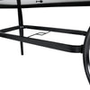 Outdoor Glass Metal Frame Bistro Dining Table Cocktail Table Garden Patio Table