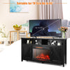 59’’ TV Stand Modern Farmhouse TV Cabinet Media Console Table with Barn Doors