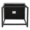 Retro Kitchen Breakfast Bar Stool Chair with Footrest Counter Height High Seat