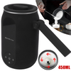 Electric Milk Frother Cooker 4 in1 Milk Steamer Rotatable Handle Foam Maker NEW