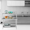 Stainless Steel Commercial Catering Table Work Bench Food Prep Kitchen Shelf UK