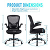 Ralex-chair Office Chair, Breathable Mesh Swivel Desk Chair, Lumbar Back Support