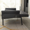 3 Seater Click Clack Sofa Bed Recliner Settee Couch Sofabed with Bloster Pillows
