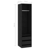 Wardrobe with Drawers Black 50x50x200 cm Engineered Wood UK