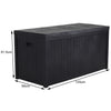 Storage Container Outdoor Garden Box Utility Chest Cushion Shed Box 430L