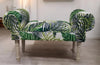 Palm Leaf Window Seat Bed End Sofa Chair Chaise Lounge Bench Pouffe Bedroom