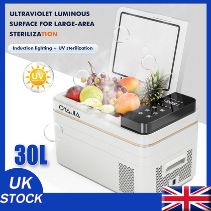 12V/24V Electric Refrigerator 30L Portable Fridge Freezer For Camping Office Car