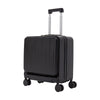 Wheeled Black Suitcase Cabin Trolley Bag Hand Luggage Carry On Travel Case