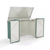 Outdoor Garden Storage Shed Bike Metal Pent Tool Shed House Can Put 2-4 Bicycles