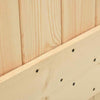 Sliding Door with Hardware Set 80x210 Solid Wood Pine G8D2