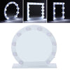Hollywood Mirror with Light Dressing Room Table Illuminated White Vanity Mirror