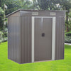 Metal Garden Shed 6 X 4, 8 X 4, 8 X 6, 8 X 10 Garden Storage WITH FREE BASE New